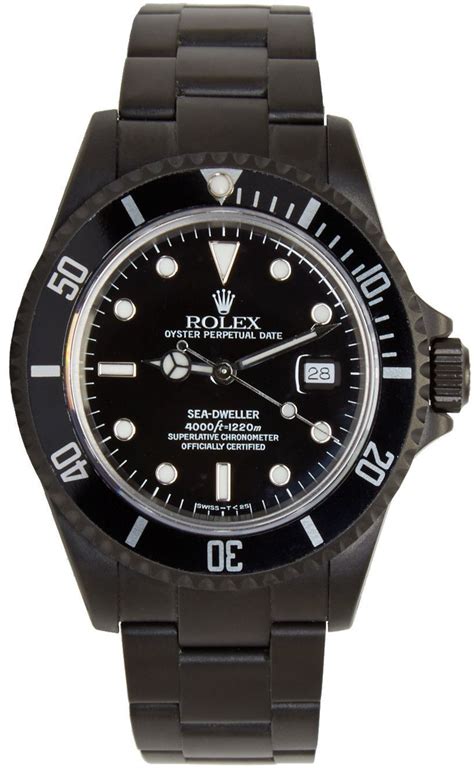 rolex black edition prix|black rolex watches.